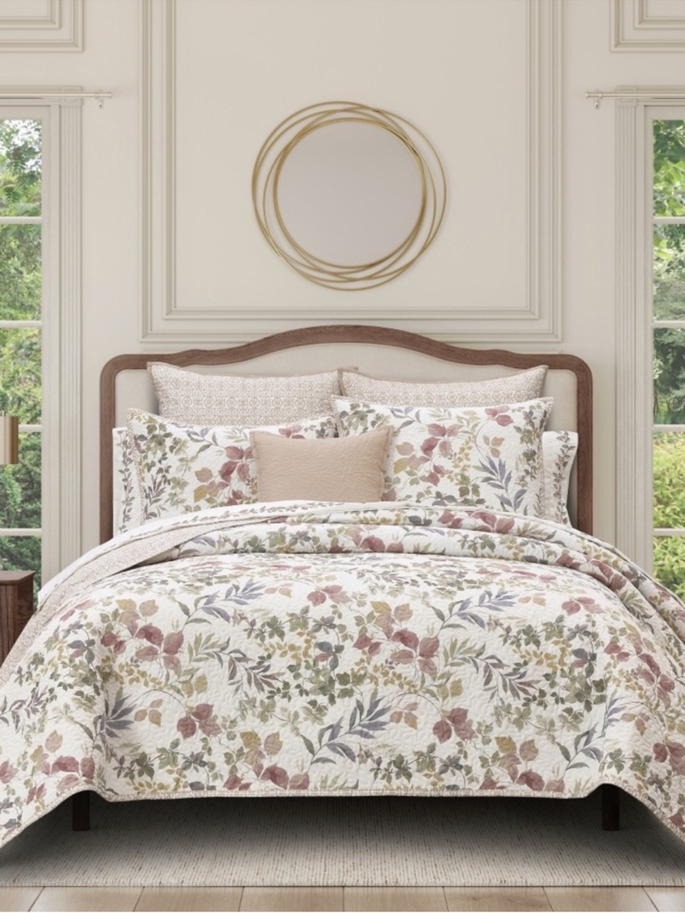 Royal Court Rosewood Twin/Twin XL 2 Piece Quilt Set NEW